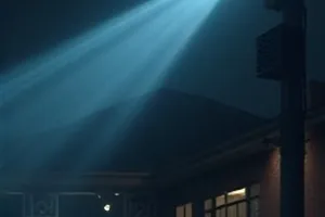 午夜图书馆拱形穹顶，书架间透出暖黄灯光